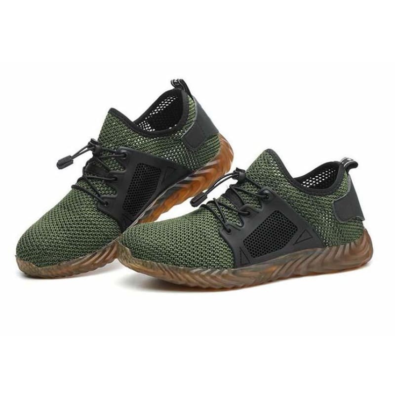 Skyddande sneakers med stålhätta