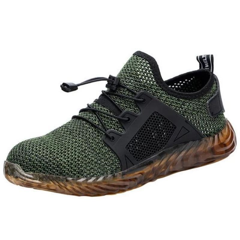 Skyddande sneakers med stålhätta