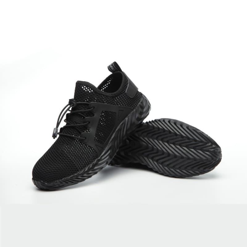 Skyddande sneakers med stålhätta