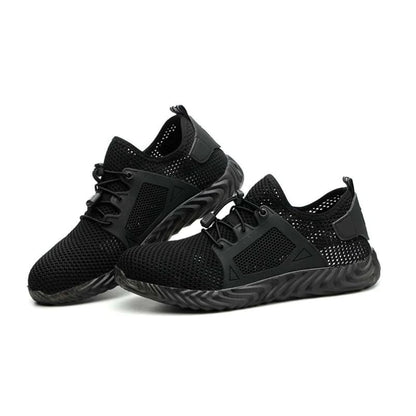 Skyddande sneakers med stålhätta
