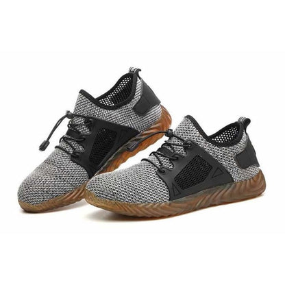 Skyddande sneakers med stålhätta