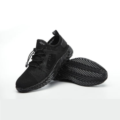 Skyddande sneakers med stålhätta