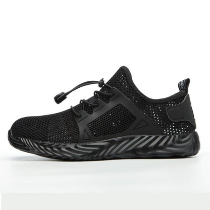 Skyddande sneakers med stålhätta